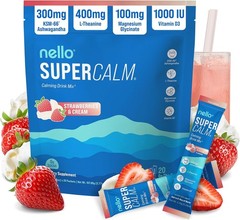 Nello Supercalm Powdered Drink Mix, Cortisol Reducer*, Sleep Aid Supplement