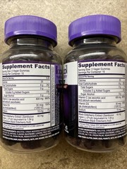2 Sambucol Triple Immunity Black Elderberry Zero Sugar Gummies Vitamin C & D