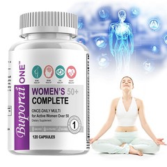 Women’s 50+ Complete – Multivitamins, Minerals – Supports Heart and Skin Health