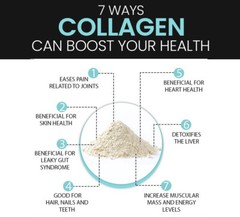 Collagen Peptides Hydrolyzed Anti-Aging Protein Powder All Size (1.1lb) Each