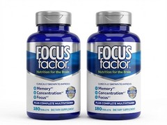 Focus Factor Nutrition For The Brain 180 Tablets 2 Pack 360 Total Memory Focus