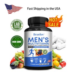 Men’s Daily Multivitamin – Vitamins and Minerals – Energy Supplement – US
