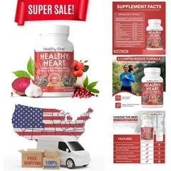 CoQ10 and Beet Root Capsules for Healthy Cholesterol & Blood Pressure – 60 Count