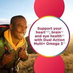 Delicious Strawberry, Lemon & Orange Flavor Adult Multivitamins with Omega-3s