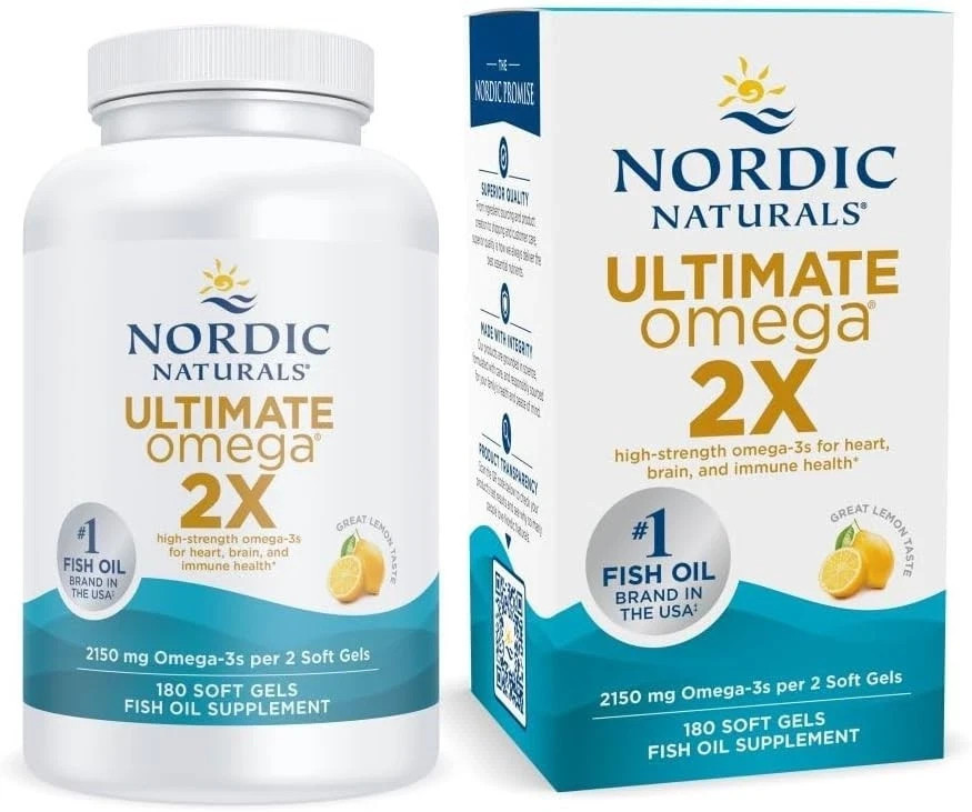Nordic Naturals Ultimate Omega 2X 180 Soft Gels – Extra Strength