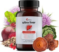UpWellness Ultra Liver Supplement for Liver Health and Gallbladder Support ..