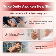 Potent 10in1 Astaxanthin 24mg Eye, Joint, Skin Health & Antioxidant Boost