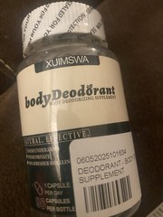 Body deodorizing supplement, body deodorizer capsules,deodorant supplement 12/27