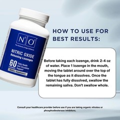 N1 O1 Nitric Oxide Lozenges – 60 Count Supplement For Male Stamina