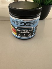 Body Fortress Electrolyte Powder Strawberry 4.55 Ounce (Pack of 1), White