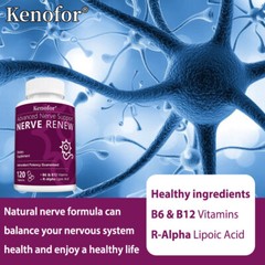 Advanced Nerve Support Brain Nervous Health Benfotiamine 600mg 120 Capsules