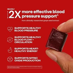 Humann – SUPER BEETS Heart Chews, 60 Count, Pomegranate Berry Flavor, 60 Count