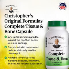 Christopher’S Original Formulas Complete Tissue & Bone Formula – 100 Veg Caps |