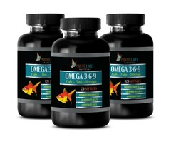 pure EPA and DHA – OMEGA 3-6-9 3600mg – relieves inflammation 3 Bottles 360 Soft