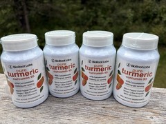Four (4) BioRoot Labs Pure Turmeric Curcumin 95 1000mg