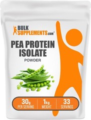 BulkSupplements Pea Protein Powder 1kg – 30g Per Serving