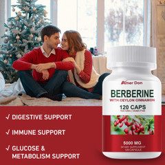 5000mg Berberine HCl – High Potency Berberine Supplement – Blood Sugar Support