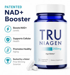 Patented NAD+ Niagen 300mg | NR | 30 Servings | 1 Bottle, Take 1 Daily Now! USA!