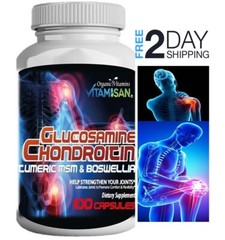 Joint Support Turmeric Glucosamine Anti Inflammatory Mobility organic MSM 100