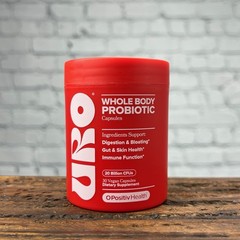 Uro Whole Body Probiotic 20 Billion CFU 10 Strains for Gut Skin Immune Health