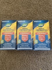 (3) Nature’s Way Fortify Optima Daily Probiotic + Prebiotics Gut Comfort 7/26