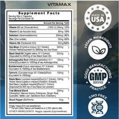Sea Moss 3000Mg Maca 2000Mg Black Seed Oil 2000Mg Ashwagandha 1000Mg Exp 02/2027