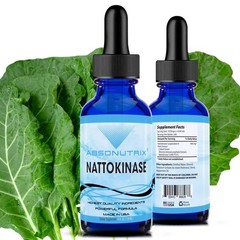 Nattokinase Supplement 490 mg 4 Oz 240 Servings Quick Absorption Non-GMO