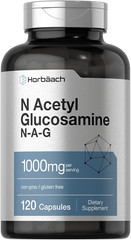 N-Acetyl Glucosamine 1000 Mg | 120 Capsules | N-A-G Supplement Pills | Non-Gmo &
