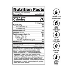 Dr. Kellyann Fast Track Bone Broth Packets 7 Servings – 16g Protein, GrassFed…