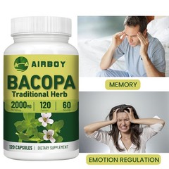 Bacopa Monnieri 2000mg -Relieve Anxiety and Stress,Brain Health & Memory Booster