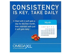 OmegaXL Joint Support Supplement for Relief Natural Muscle Support 60 Softgels