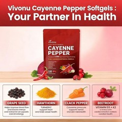 FREE SHIP 3/2PACK Cayenne Pepper Softgels Supplement – 240 Capsules NEW