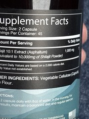 Thinbi Pure Himalayan Shilajit W/Ashwagandha & Minerals 90Capsules Exp: 11/28