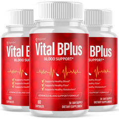 (3 Pack) Vital B Plus Advanced Blood Support Supplement VitalBPlus 180 Capsules