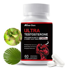 Natural Testosterone Booster 90ct Increase Energy Improve Muscle Strength Growth