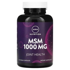 2 X MRM, Nutrition, MSM, 1,000 mg, 120 Vegan Capsules