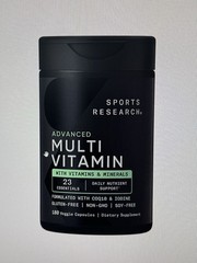 Sports Research Advances Multivitamin, Free Shipping, 180 Veggies Capsules