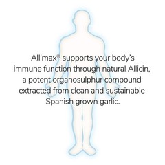 Allimax Pro 450mg 100 Vegicaps. Allicin Garlic Supplement to Support Your Bod…
