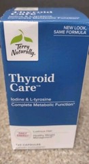 Terry Naturally Thyroid Card Iodine & L-tyrosine Complete Metabolic Function