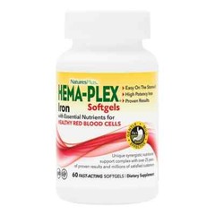 Nature’s Plus Iron Hema-Plex – 60 softgels