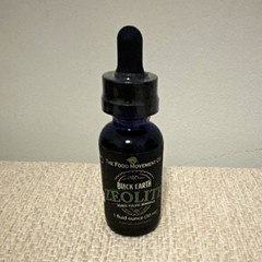 The Food Movement Co. Black Earth Zeolite Liquid Drops 1 fl oz Cleansing