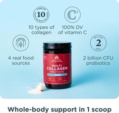 Ancient Nutrition Multi Collagen Protein Powder Vanilla 45 Servings Hydrolyzed