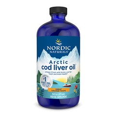 Nordic Naturals Arctic CLO – 100% Wild Cod Liver Oil, Orange Flavor, 16 Oz