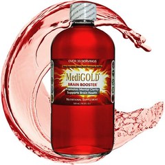MediGOLD® Brain Booster True Colloidal Gold AuNP Nutrient: 500 mL in Glass