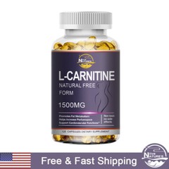 L-Carnitine Capsules – Fat Metabolism Support & Energy Production Workout 1500mg