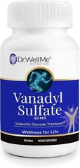 Vanadyl Sulfate 10mg 200 Tablets 2 Pack Glucose & Metabolism Support Non-GMO