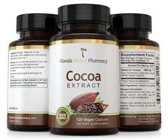 Cocoa Flavanols Extract Capsules 10:1 (120 Capsules) Supplement