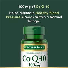 Nature’s Bounty CoQ10 Softgels, Heart Health & Antioxidant Support, 100mg, 75 Ct