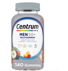 Centrum Multigummies Mens 50 Plus Gummy Multivitamin Assorted Fruit 140 Count