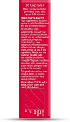 VITABIOTICS Feroglobin Vitamin and Mineral Gentle Iron 30 Capsules Exp 2. 2028